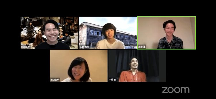 6月12日の「近衛寮放送室」より。前田監督、須藤さん、三村さん、中崎さん、ゲストとして渡辺さんが登場。