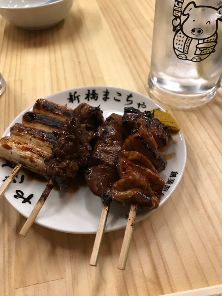 本当はキーワードに入れたかった「やきとん」。（撮影＝土屋）