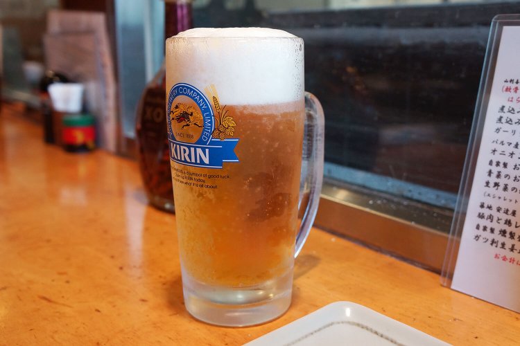 梅雨の晴れ間の生ビール。言葉が出ない！