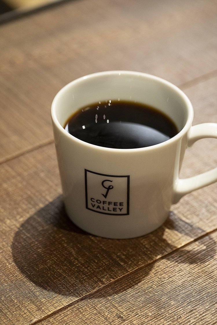 本日のコーヒー 470円。果実由来の甘みを感じ、コーヒーも農作物と実感。