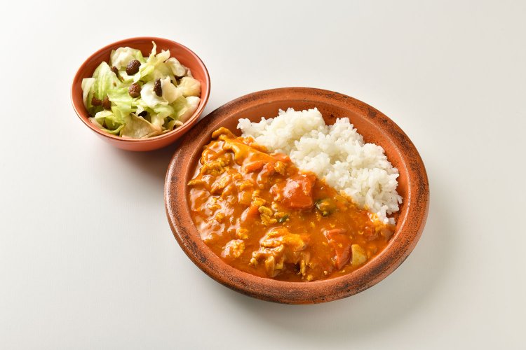 野菜スープ再利用の古澤家カレー。