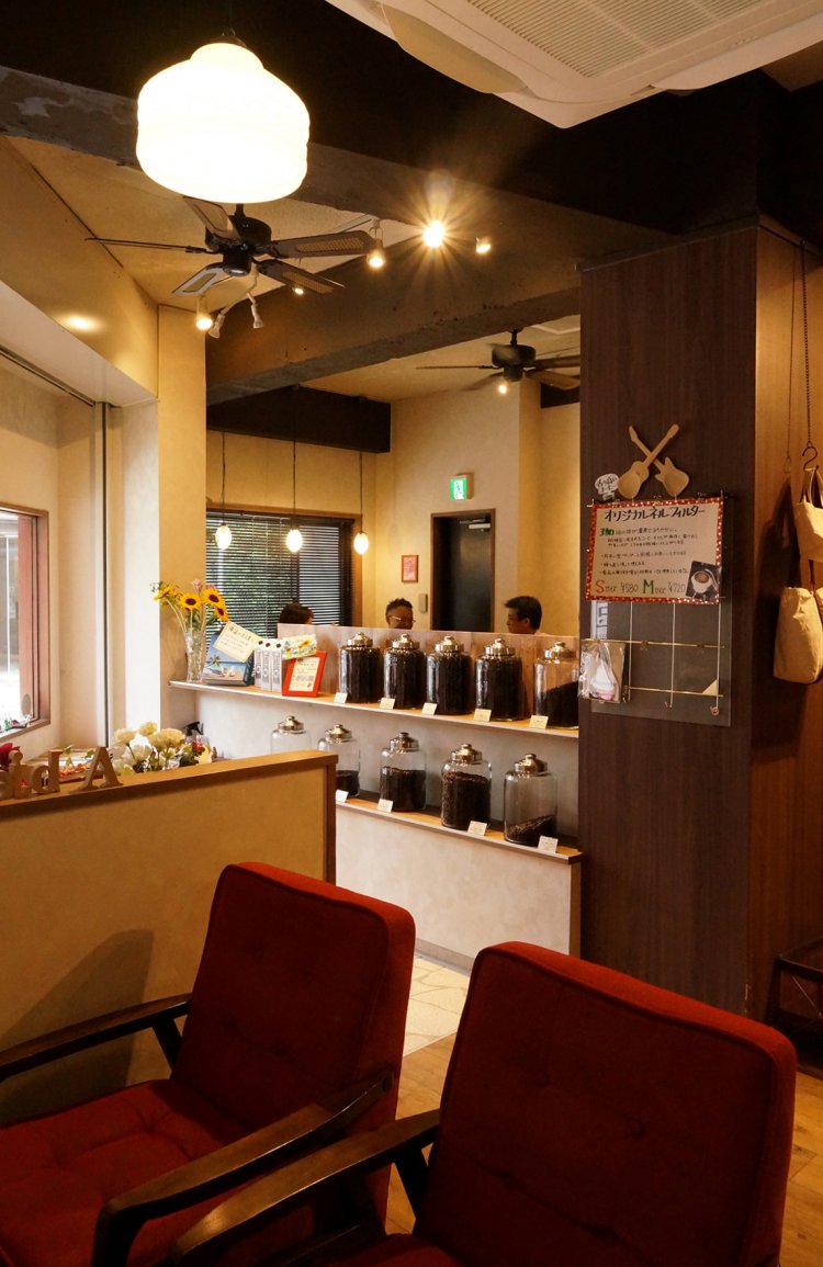 豆の販売も行っている。