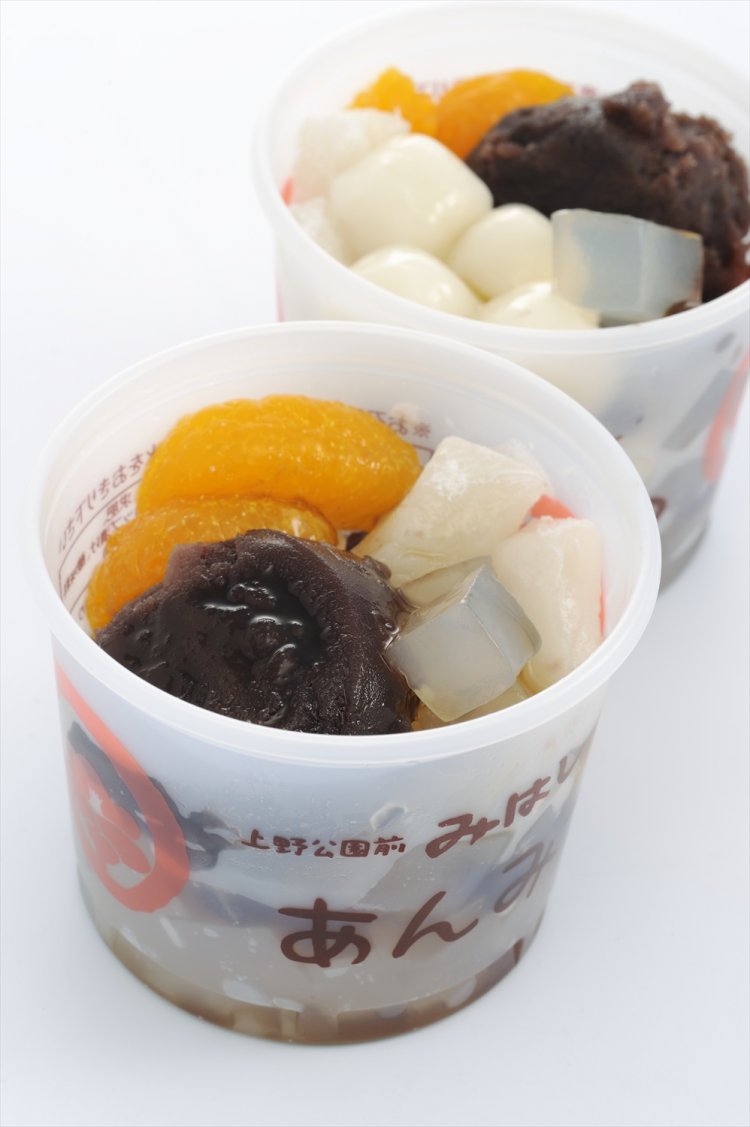 あんみつ、白玉あんみつ。