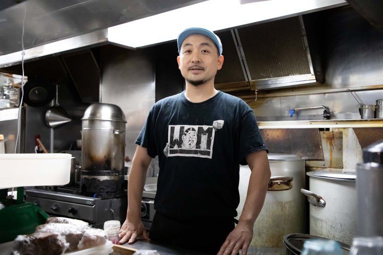 吉越旭さん。ラーメン歴は10年以上。