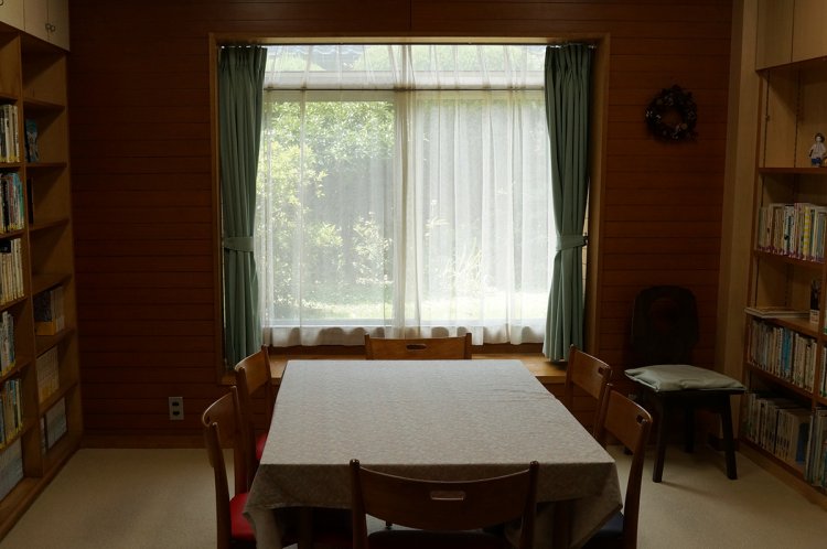 庭木の緑がさわやか。