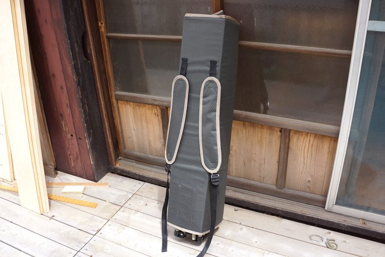 持ち歩こうとすると、大砲しょってる人みたいになるけど。