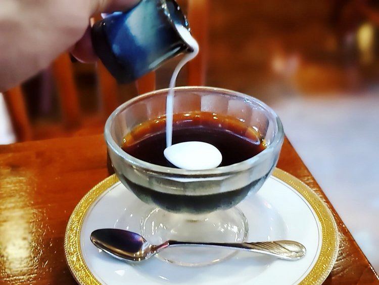 水出しコーヒーゼリー500円。