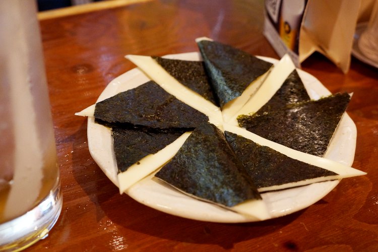 のりチーズ350円。