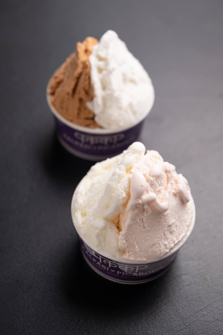 ジェラート各530円は単品で注文も可。テイクアウトもできるが、ふたを用意していないので、おみやげ用は対応不可。