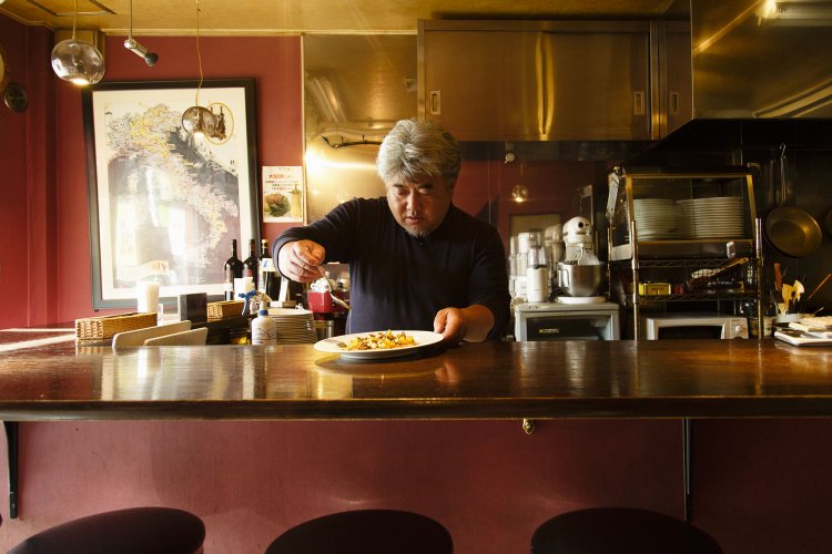 カウンターで楽しむイタリアン。