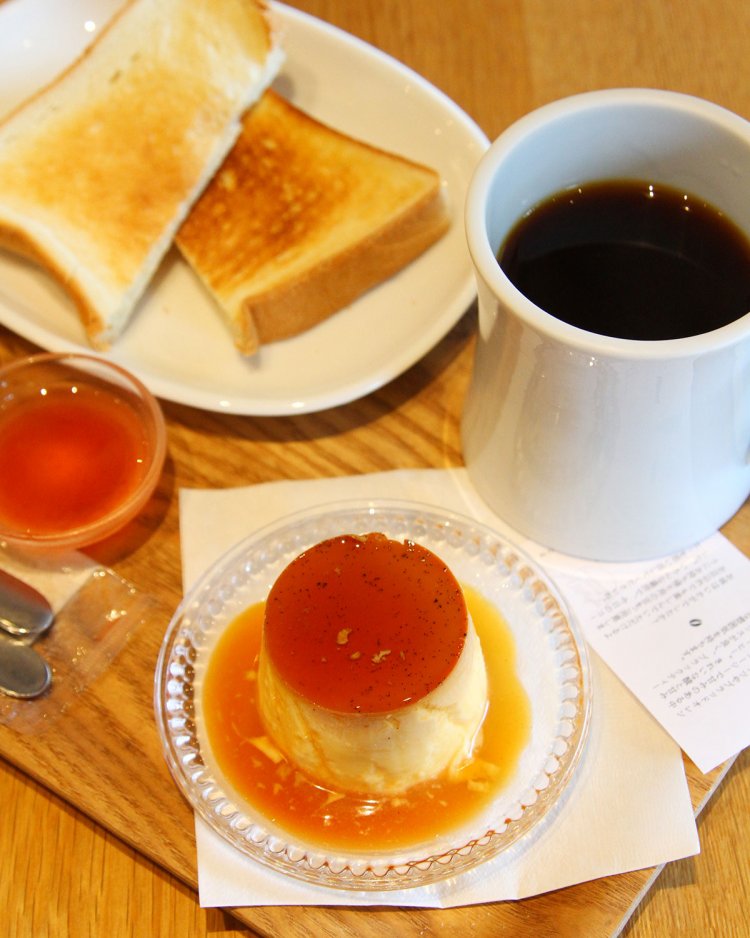 地元名物『ACHO』製のプリントースト830円は絶品!