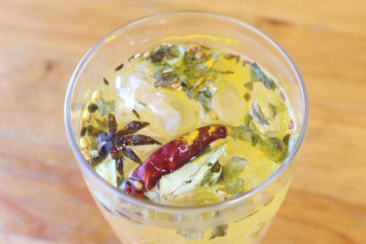 スパイスカレーっぽい見た目には満足している。