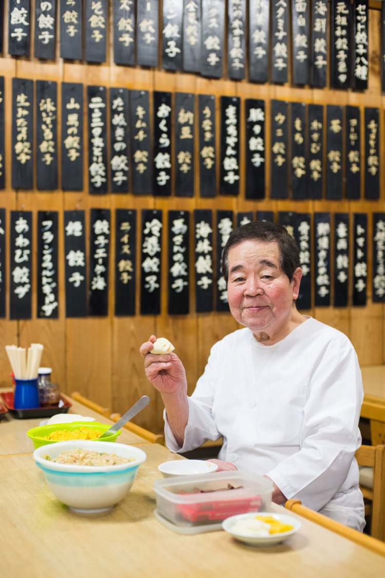 「これまで約200種類の餃子は作ったかな」と若月さん。お客様のリクエストでもメニューが増えていったそう。