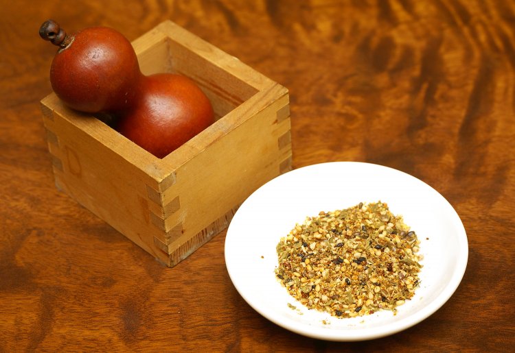 自家製の七味唐がらしは香りがとても強かった。