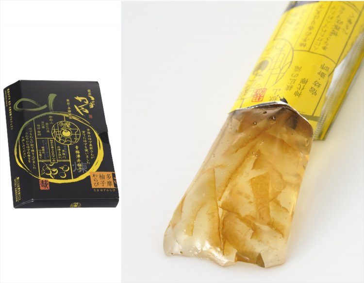 東京 多摩 ゆずわらび スティック。