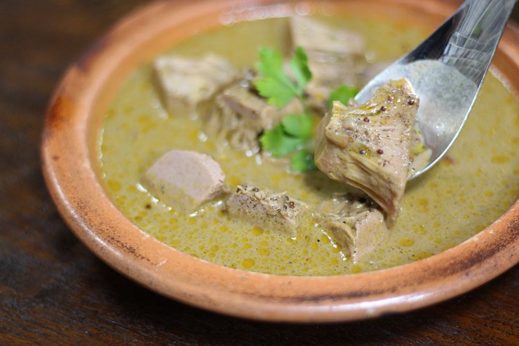 見た目も味も肉っぽかった……！