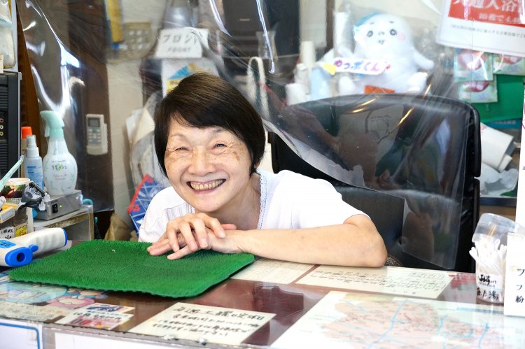 おかみののり子さん。笑顔が本当にかわいい。