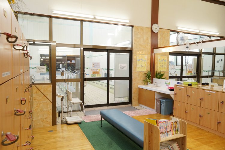 脱衣所も本当に清潔で明るい。