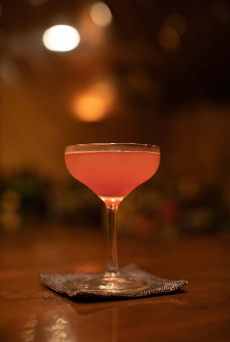 チェリーブランデーのカクテル、チャーリー・チャップリン800円。