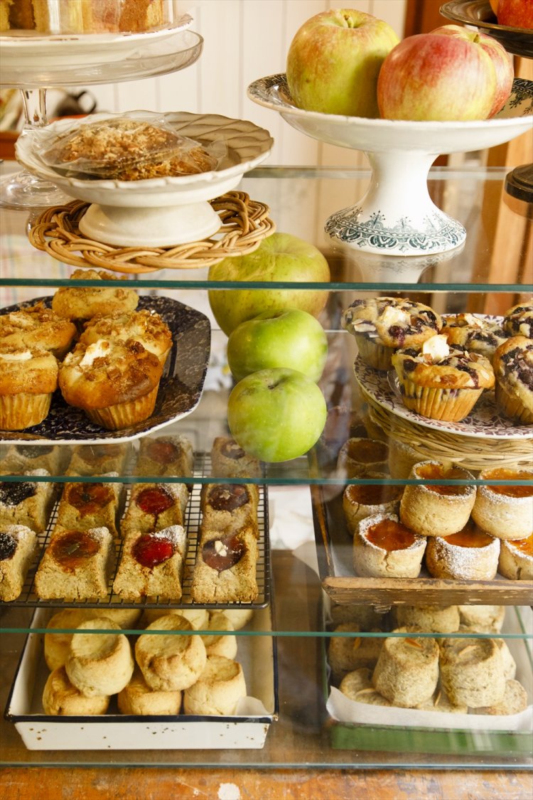  自家製の季節のジャムが大活躍！　スコーンやマフィン、ケーキなど、時季によって異なるフレーバーが登場する。