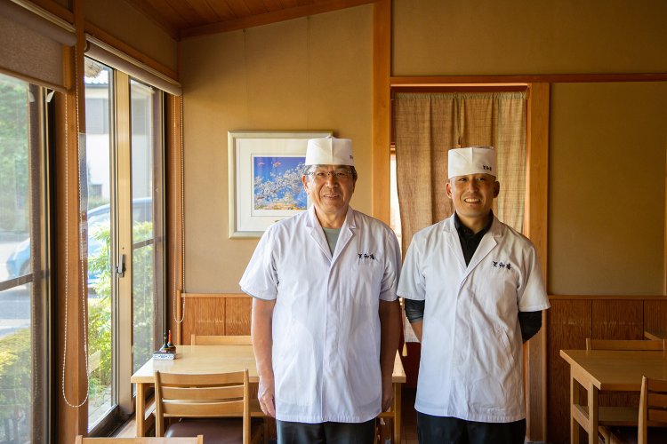 「昨年から親子で打っています」。