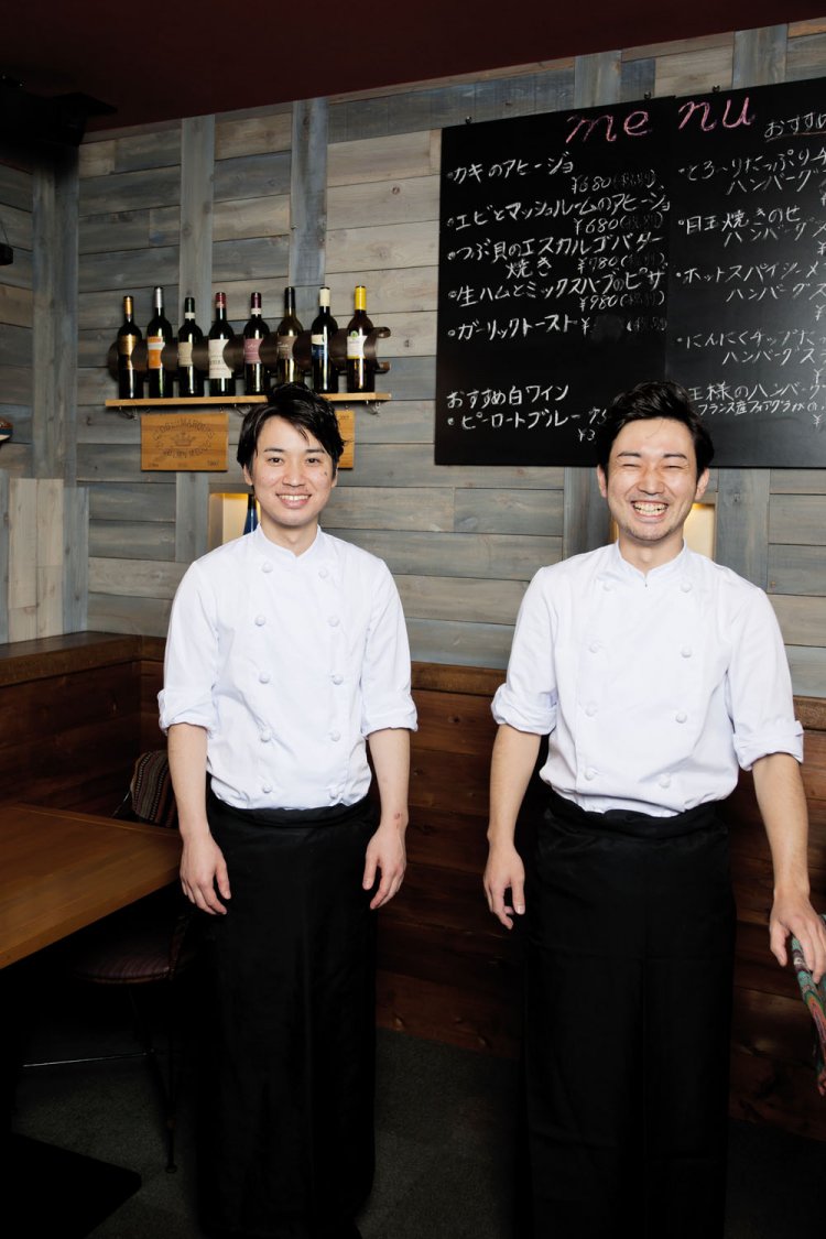 オーナーの松江兄弟(右が兄の洋輔さん)。