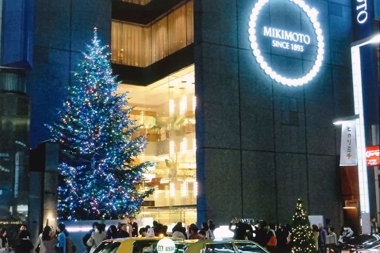 銀座ミキモトクリスマスツリー01