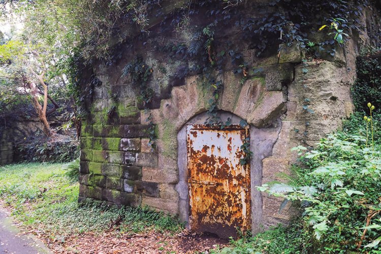 第二砲台の弾薬庫。