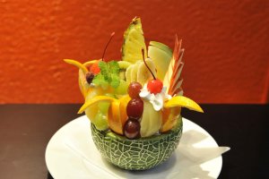 蒲田_喫茶_チェリー_プリンアラモード