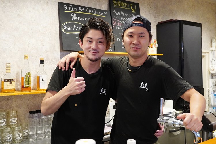 左が松澤さん、右が料理長の堀さん。本当に仲が良さそう。