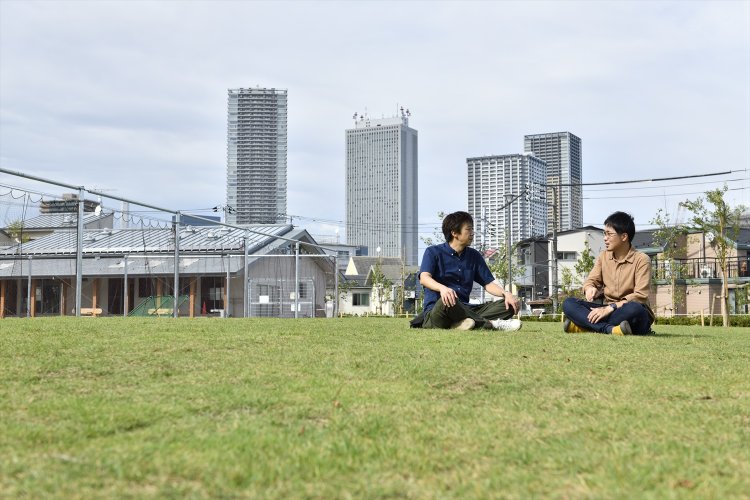 高田小学校跡の雑司が谷公園は2020年の春に開園したばかり。「4巻のおまけに登場しますよ」。