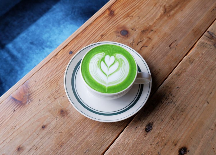 抹茶ラテ560円。