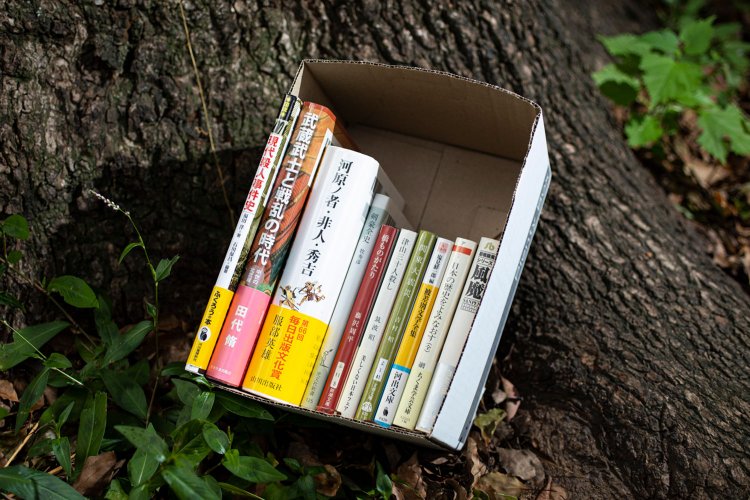 一箱本棚ピクニック