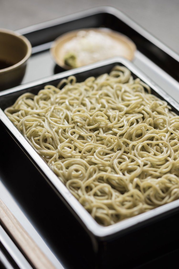 せいろうそば723円は、10月ごろから新そばに。