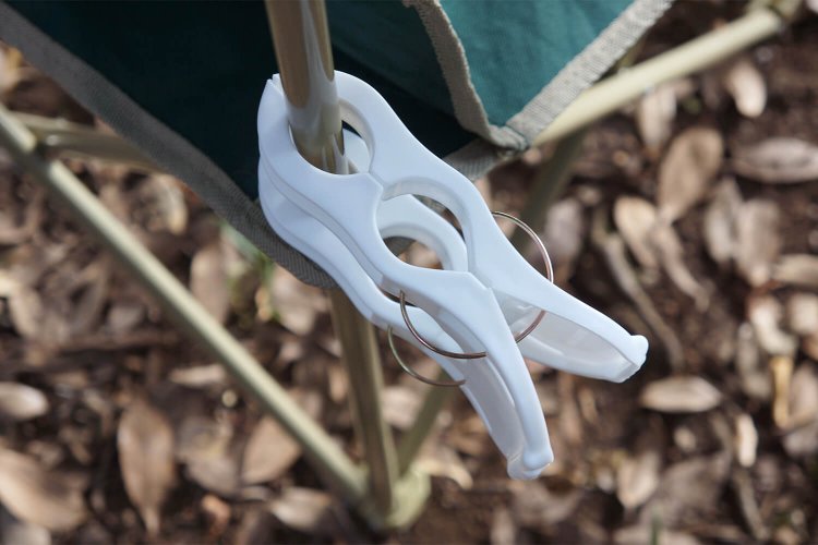 物干し竿用のクリップ。