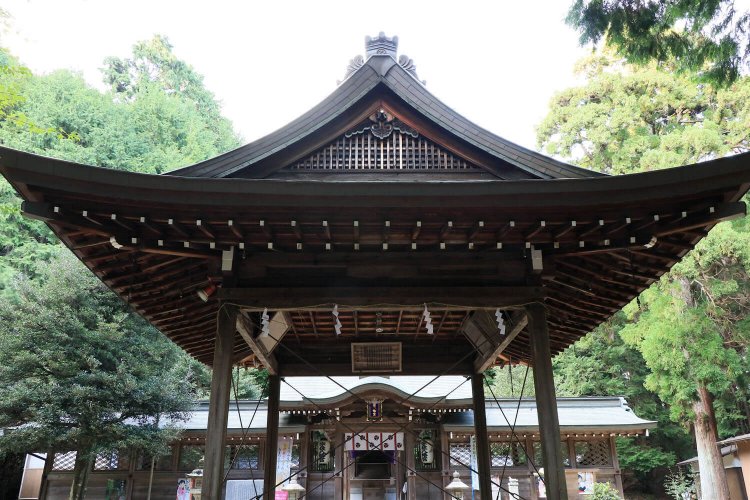 宇佐八幡宮の境内。