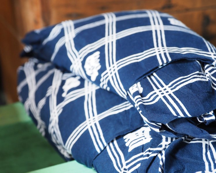 脱水機で脱水し、再び天日干しにする。