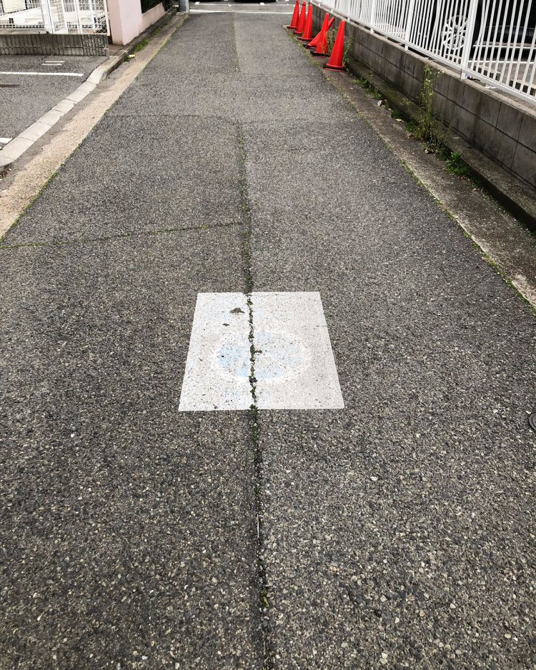 Baseball plate on the road《投球練習用》