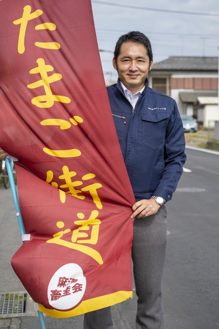 「今後は地域に還元できるイベントも実現できれば」と麻溝畜産会会長の角田さん。