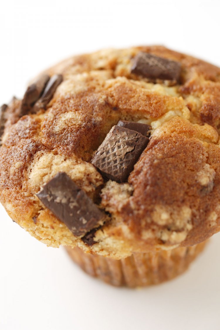 バナナ&チョコチップのマフィン。