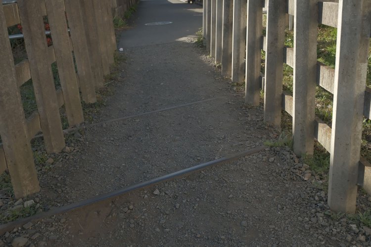 レールだ！　レールがある！