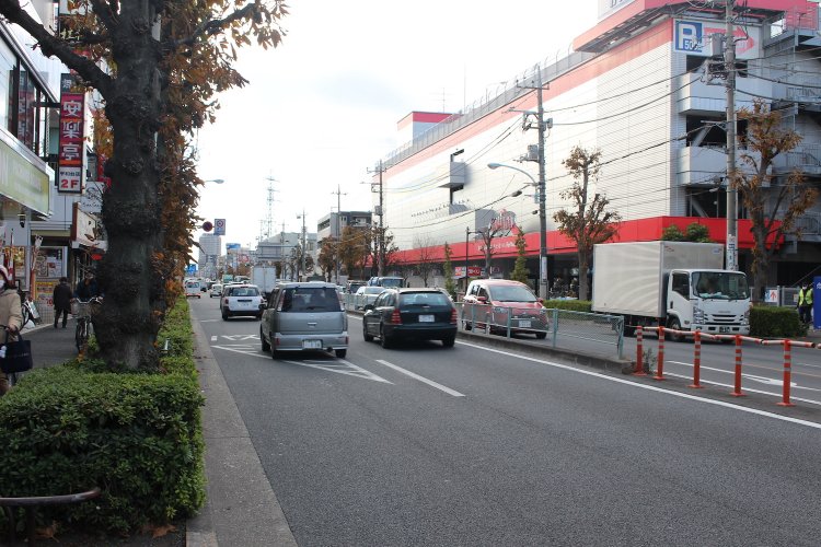 現在の環八はかつての富士街道。