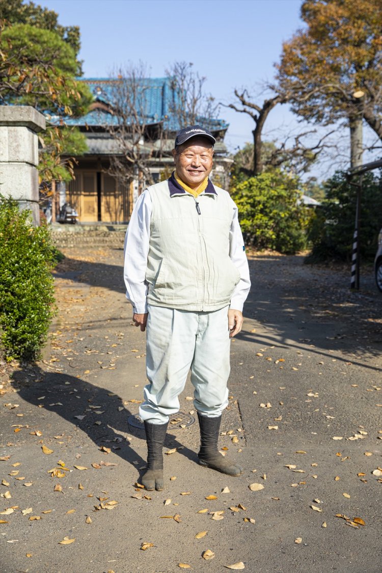 「息子が引き継いで一安心だね。安いよ！」（300年以上続く農家の大堀耕平さん）