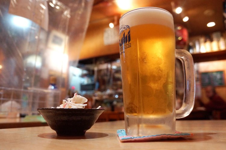 まずは生ビールから！