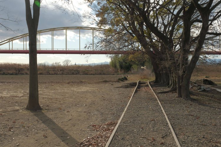 線路が盛り上がっている？