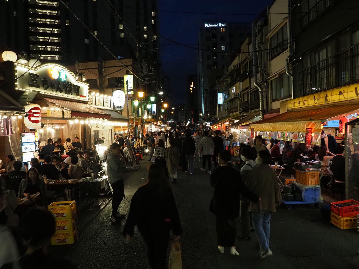 浅草夜のホッピー通り
