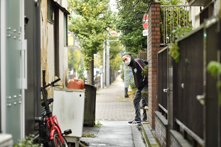 散歩中、素敵な小路を発見。