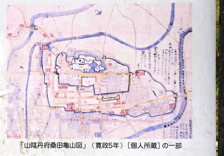 江戸後期の絵図。