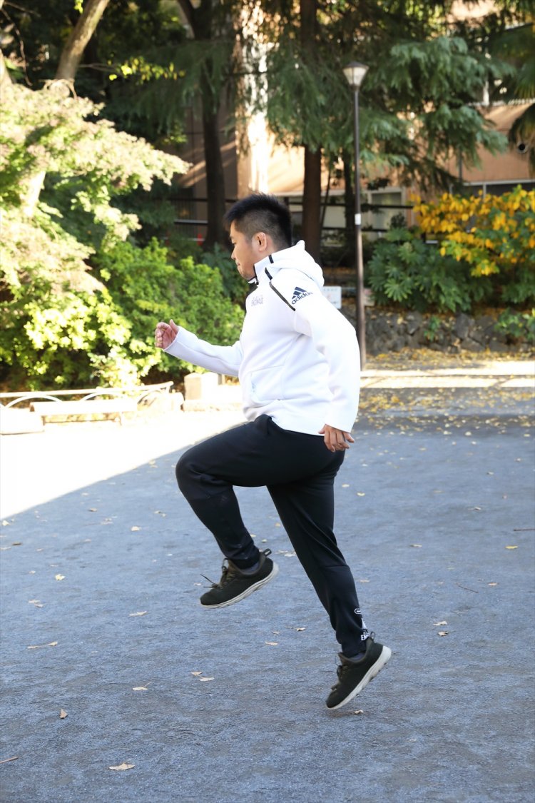 これから歩くよ！と体に伝えて出発しよう。