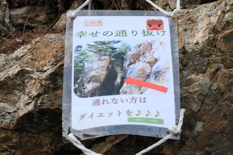 「幸せの通り抜け」。